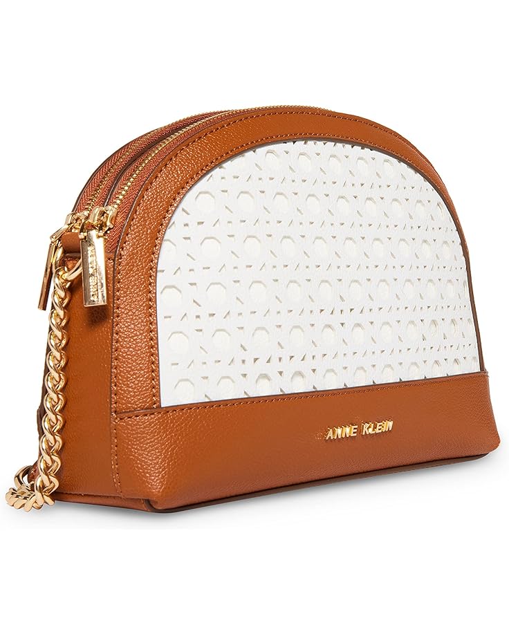 Anne Klein Perforated Triple Compartment Crossbody