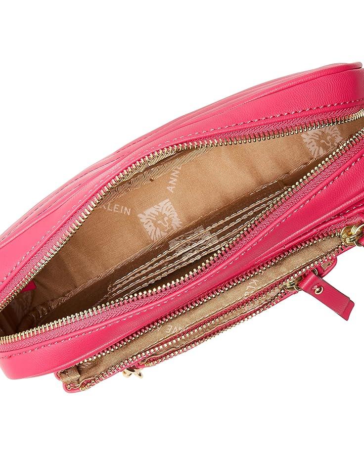 6pm Anne Klein Quilted Camera Crossbody With Two Detachable Pouches