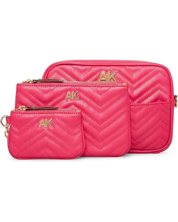6pm Anne Klein Quilted Camera Crossbody With Two Detachable Pouches