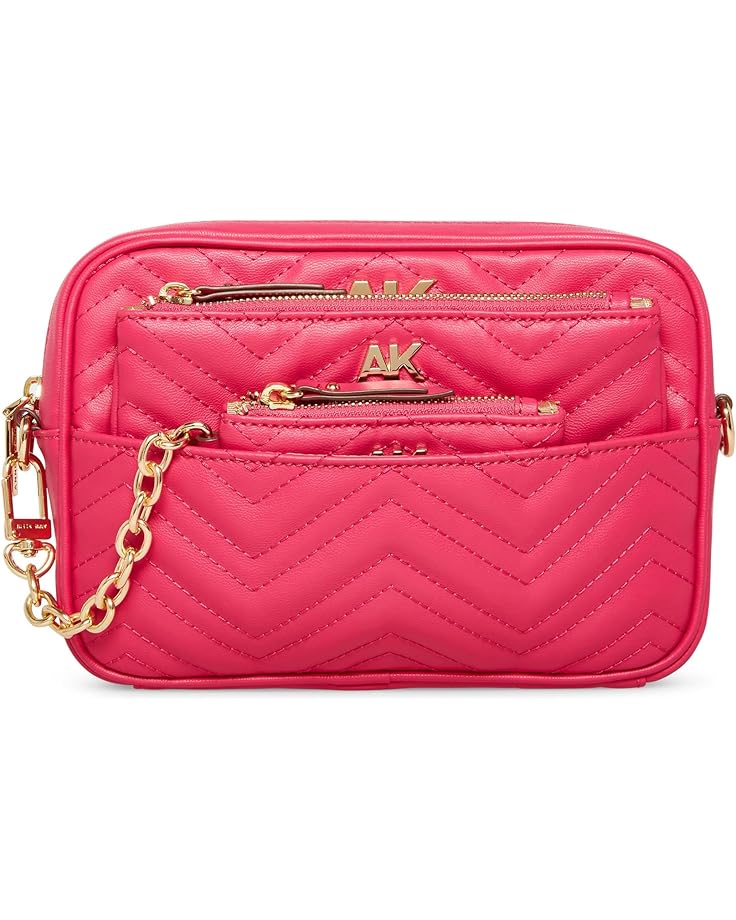 6pm Anne Klein Quilted Camera Crossbody with Two Detachable Pouches