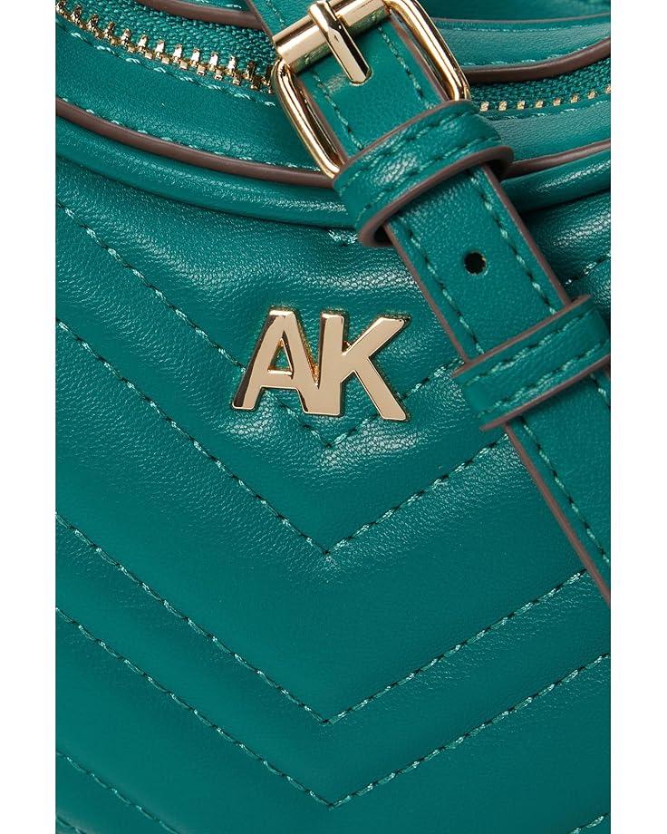 6pm Anne Klein Quilted Cresent Shoulder Bag With Swag Chain