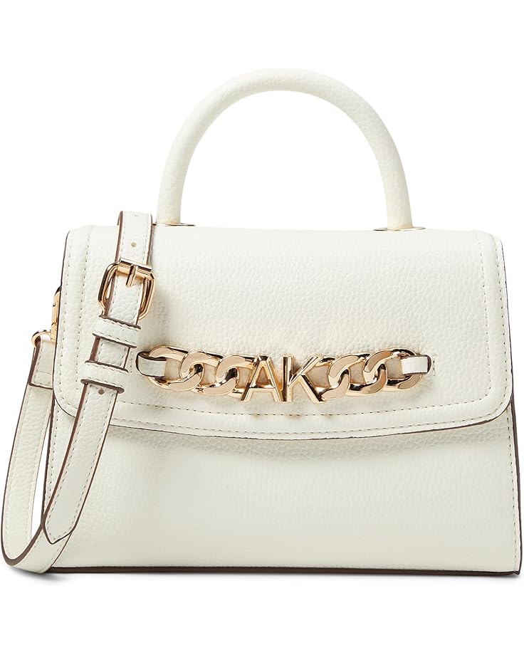 Anne Klein Top-Handle Satchel w/ Chunky AK Chain