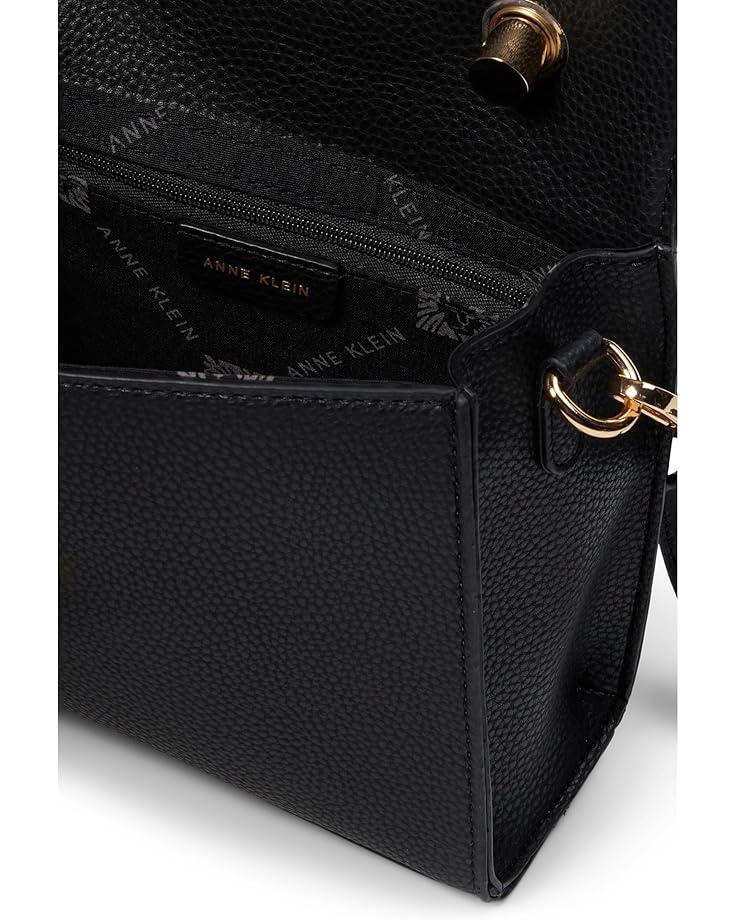 Anne Klein Top-Handle Satchel W/ Chunky AK Chain