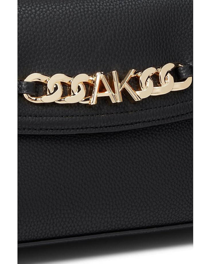Anne Klein Top-Handle Satchel W/ Chunky AK Chain