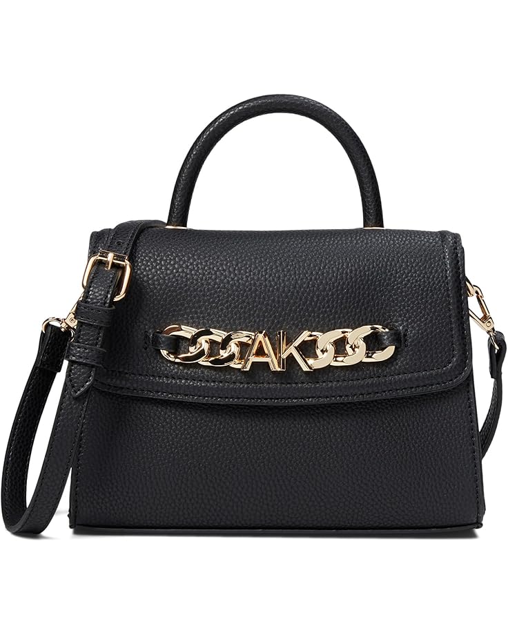 Anne Klein Top-Handle Satchel w/ Chunky AK Chain
