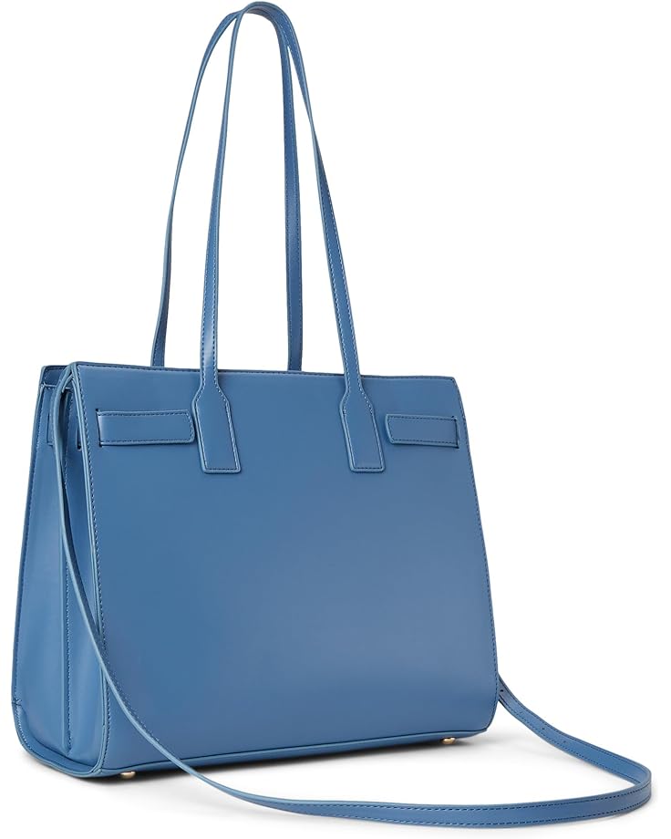 6pm Anne Klein Triple Compartment Minimal Tote With Double Turnlock