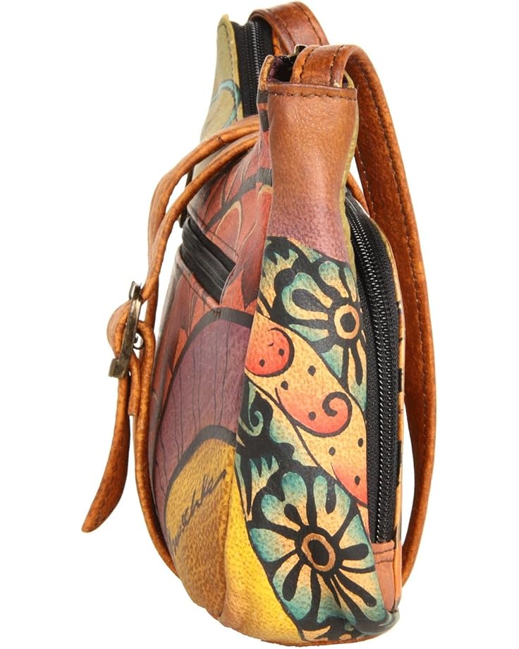 Anuschka 481 Compact Crossbody Travel Organizer