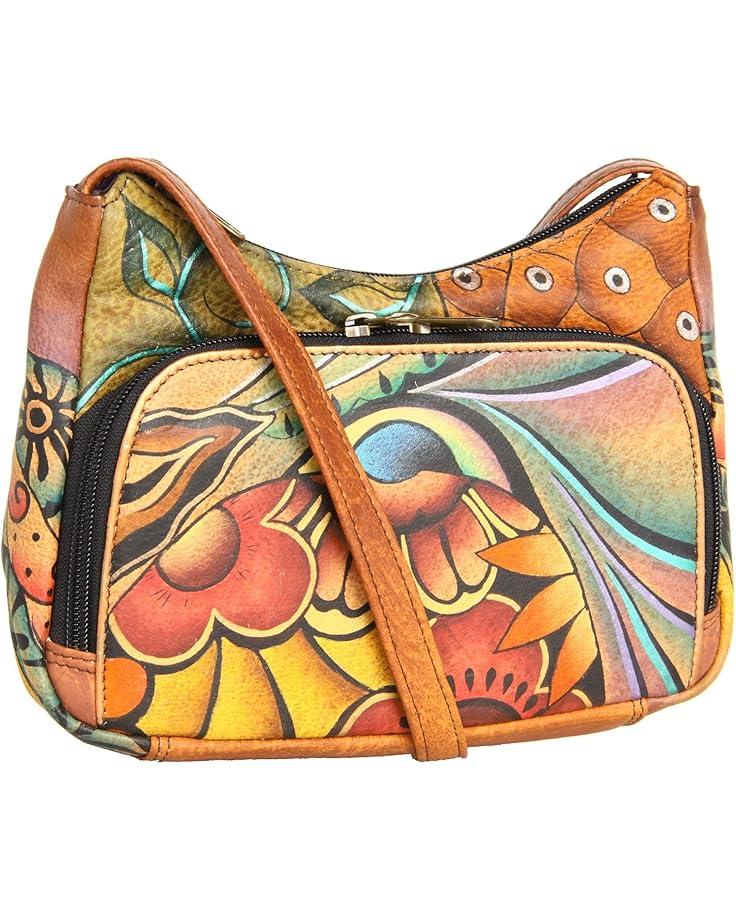 Anuschka 481 Compact Crossbody Travel Organizer
