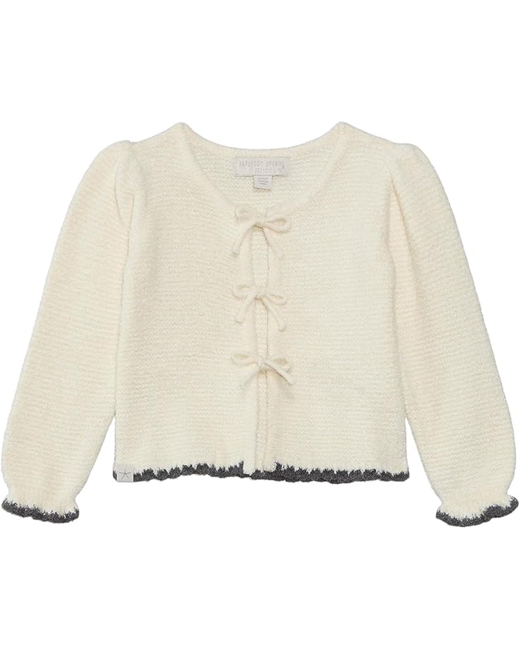 6pm Barefoot Dreams Kids Cozychic Ultra Lite® Toddler Scalloped Cardigan(Toddler)