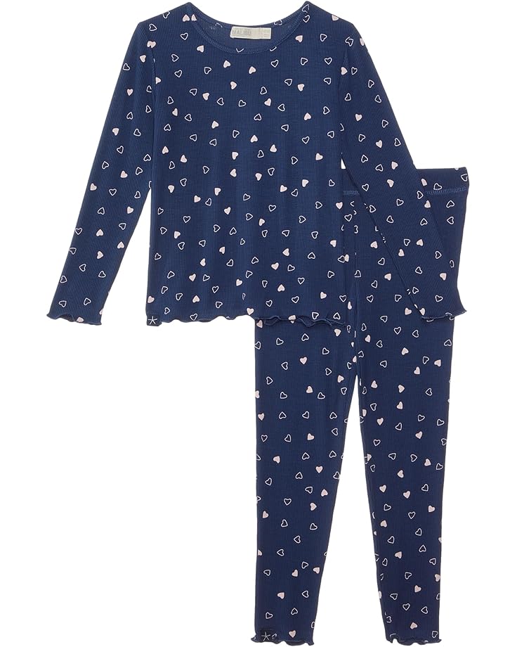 6pm Barefoot Dreams Kids Soft Ribbed Toddler Set(Toddler)