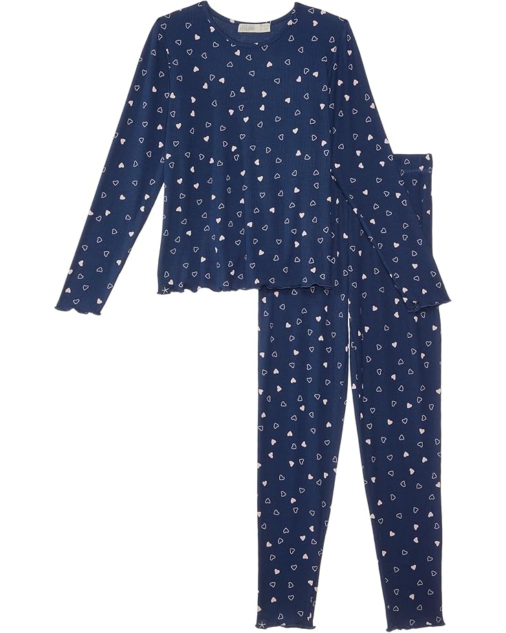 6pm Barefoot Dreams Kids Soft Ribbed Youth Set(little Kid/Big Kid)