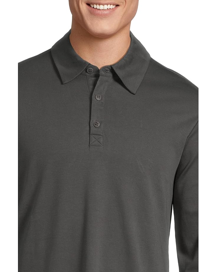 Barefoot Dreams Malibu Collection® Pima Long Sleeve Polo Men's