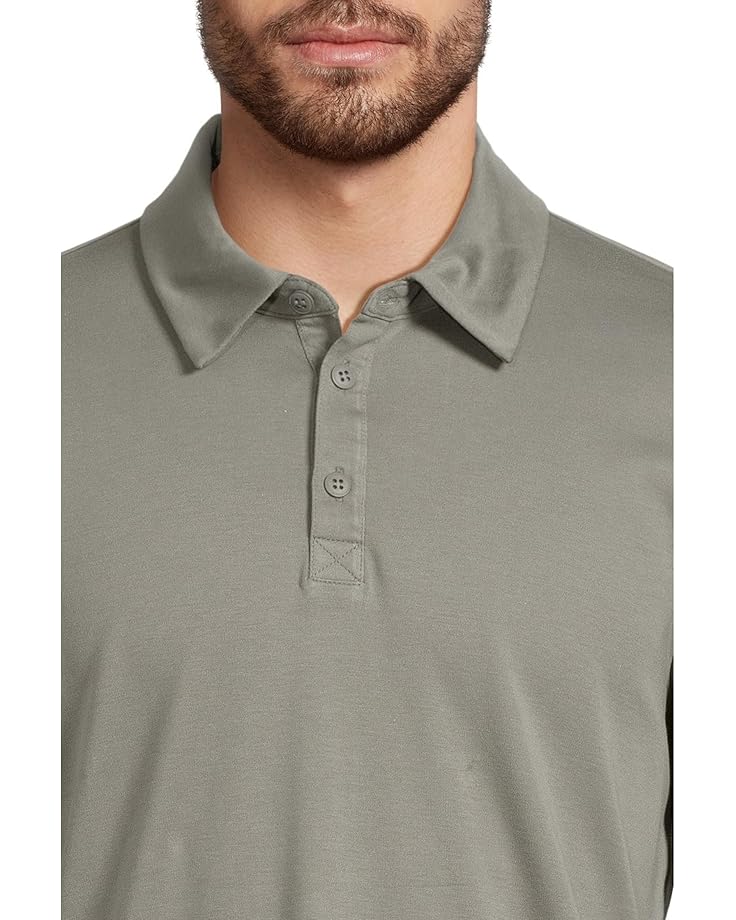 Barefoot Dreams Malibu Collection® Pima Long Sleeve Polo Men's