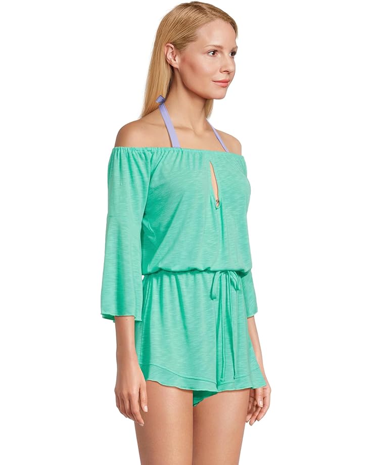 BECCA Breezy Basics Off The Shoulder Romper Women's