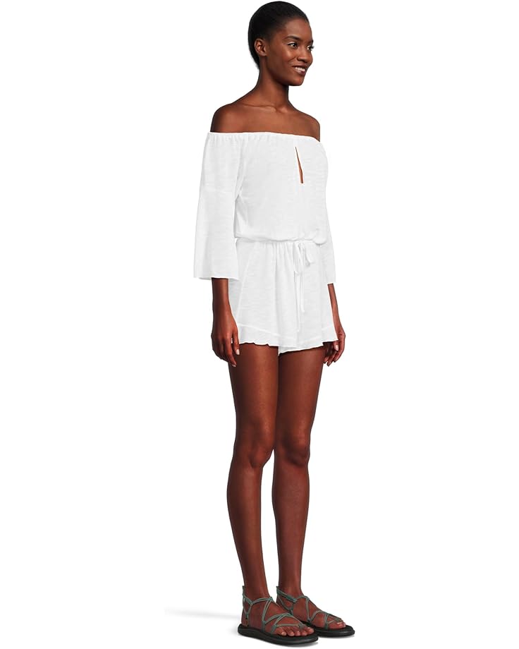 BECCA Breezy Basics Off The Shoulder Romper Women's