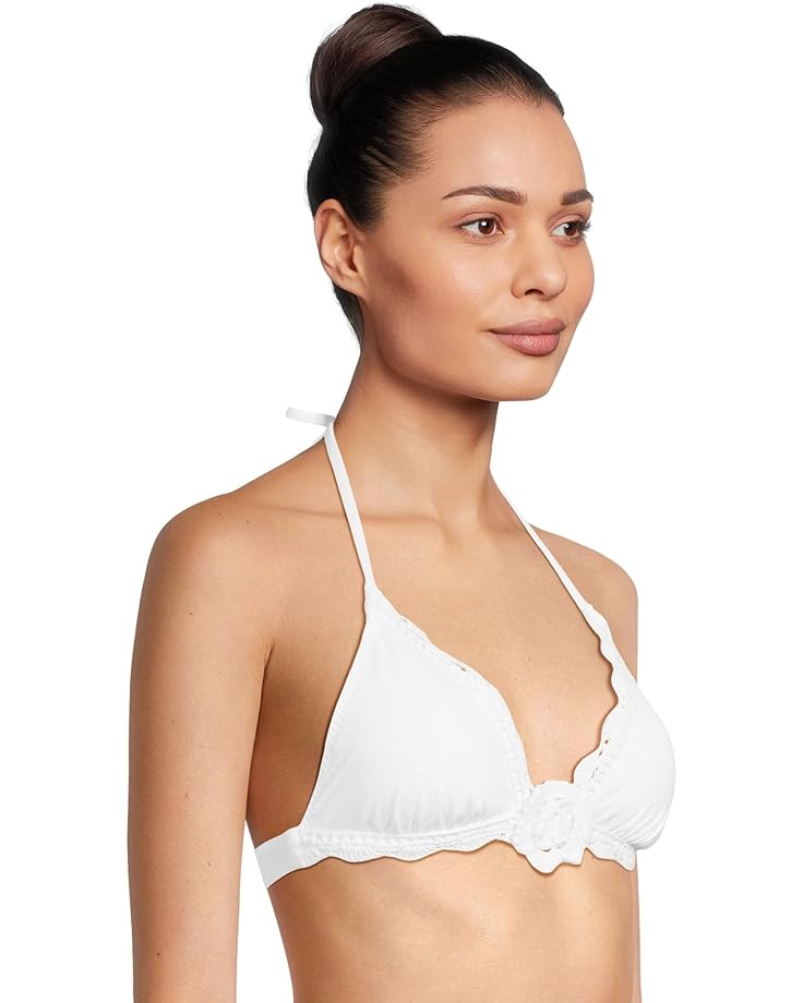 6pm BECCA Colette Crochet Flower Halter Top Women's