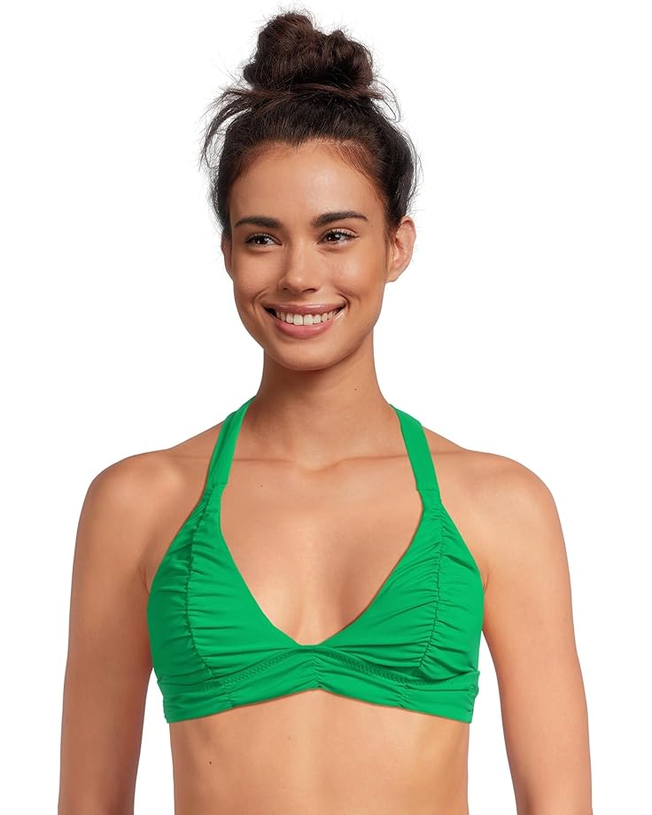 BECCA Color Code Mira Rouched Halter Top Women's
