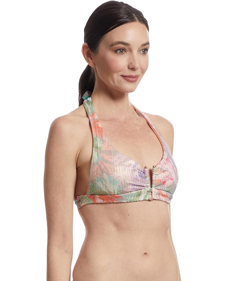 BECCA Coral Reef Viviana Wide Band Halter Top Women's