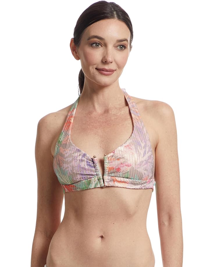 BECCA Coral Reef Viviana Wide Band Halter Top Women's