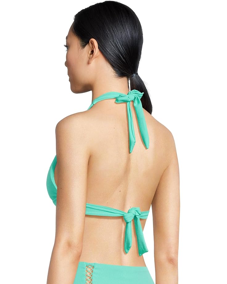 BECCA Modern Edge Rib Cassidy Halter Top Women's