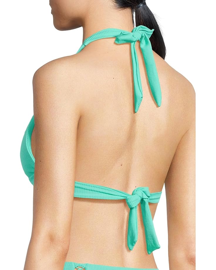 BECCA Modern Edge Rib Cassidy Halter Top Women's