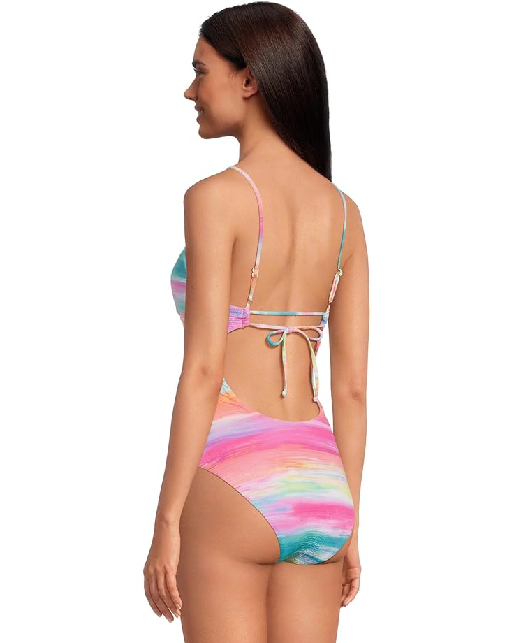BECCA Verano Evelynn Buckle Plunge One Piece Women's