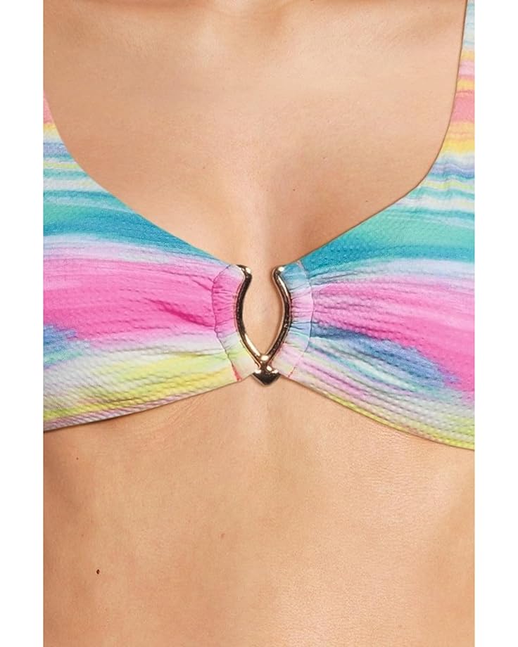 BECCA Verano Stephanie Buckle Scoop Neck Bralette Women's