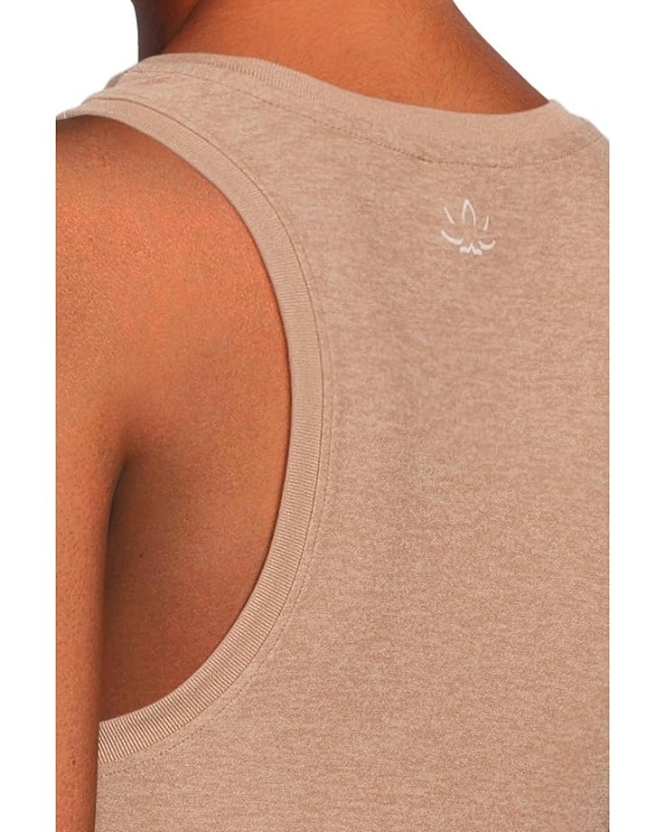 Beyond Yoga Featherweight Your Fit Shirred Tank Women's Desert Sand Heather