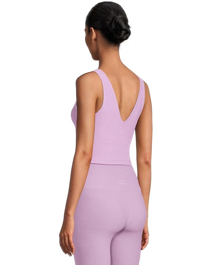 Beyond Yoga Spacedye Good Day Cropped Tank Women's Lilac Petal Heather