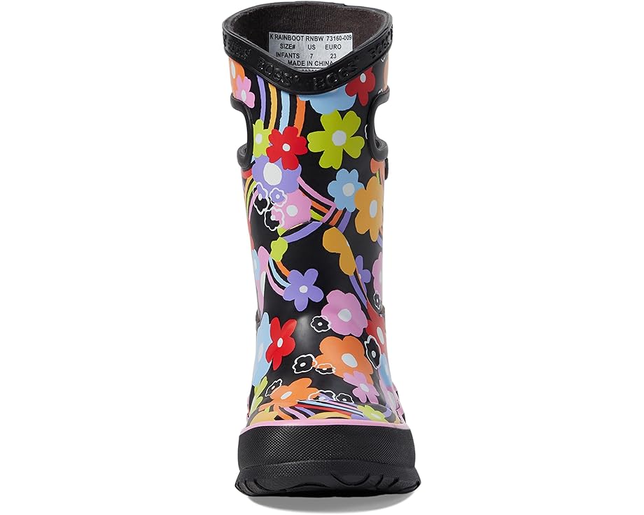 Bogs Kids Rain Boots Rainbow Flower (Toddler/Little Kid/Big Kid)