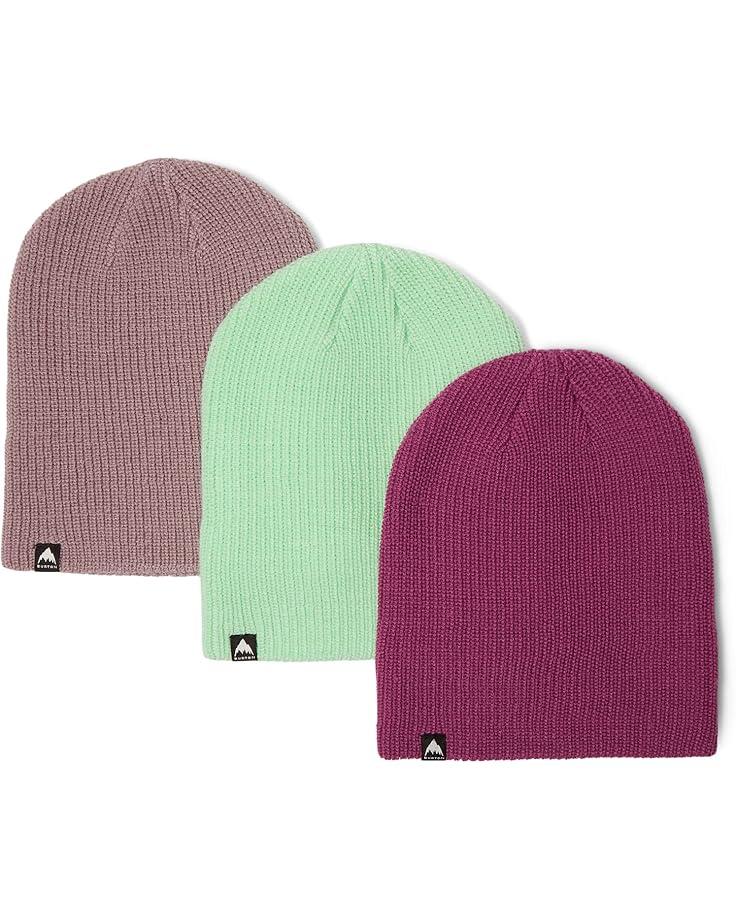 6pm Burton Kids Recycled DND Beanie - 3-Pack (Little Kids/Big Kids)