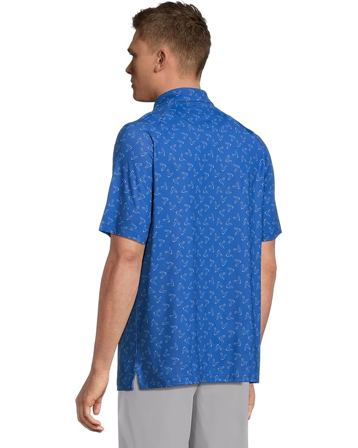 6pm Callaway All Over Large Chev Printed Polo Men's