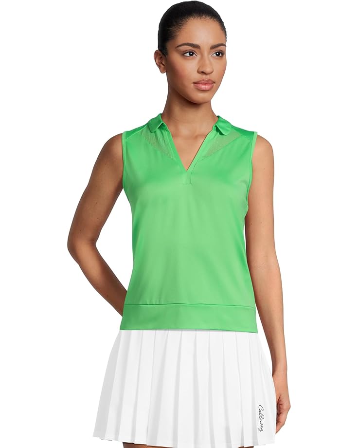 Callaway Sleeveless Top With Mesh Inserts Women's
