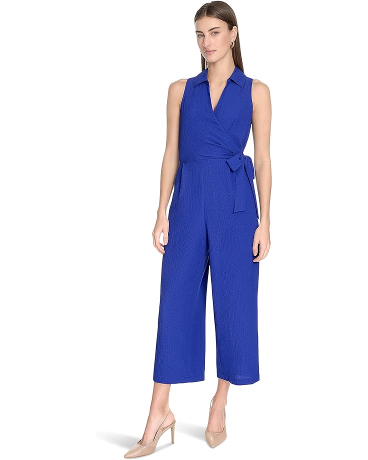 6pm Calvin Klein Collared Light Weight Jumpsuit Women's