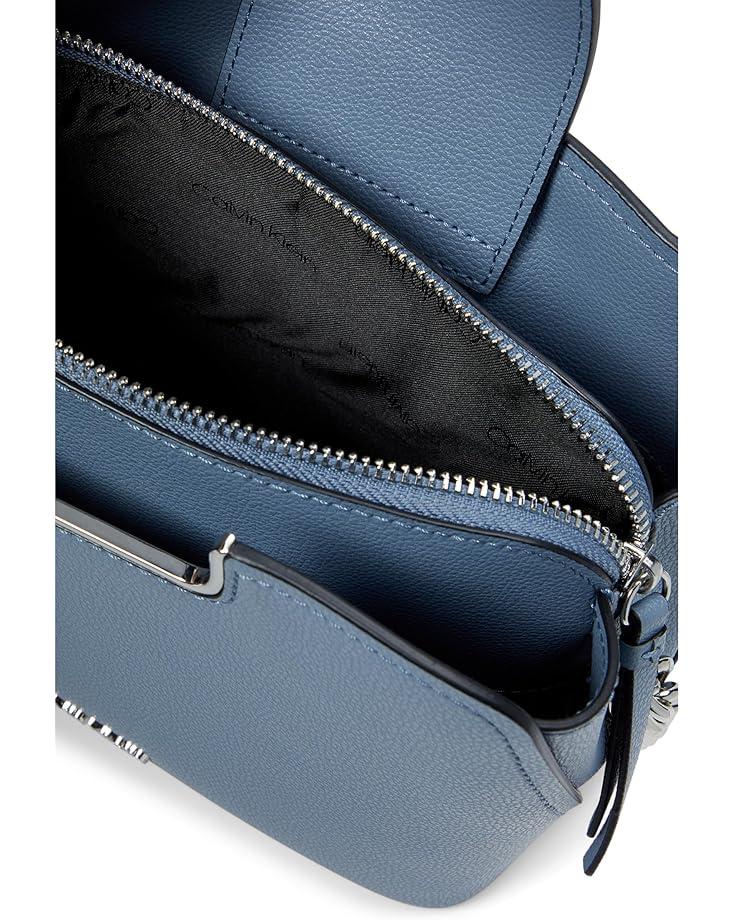 6pm Calvin Klein Finley Tripe Compartment Crossbody