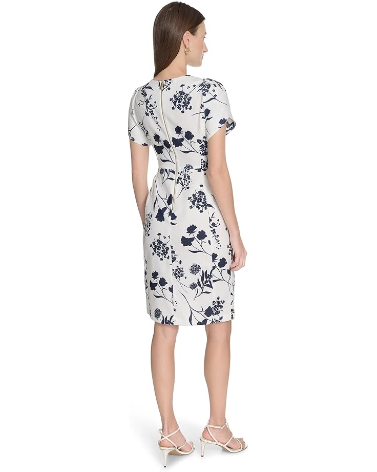 Calvin Klein Floral Tulip Sleeve Sheath Women's