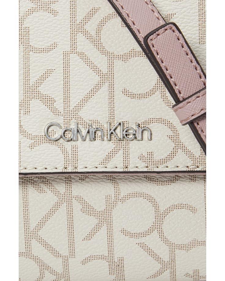 6pm Calvin Klein Key Item Signature Organizational Flap Crossbody
