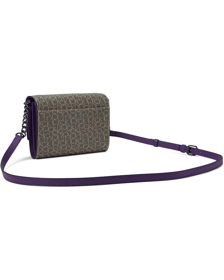 6pm Calvin Klein Key Item Signature Organizational Flap Crossbody