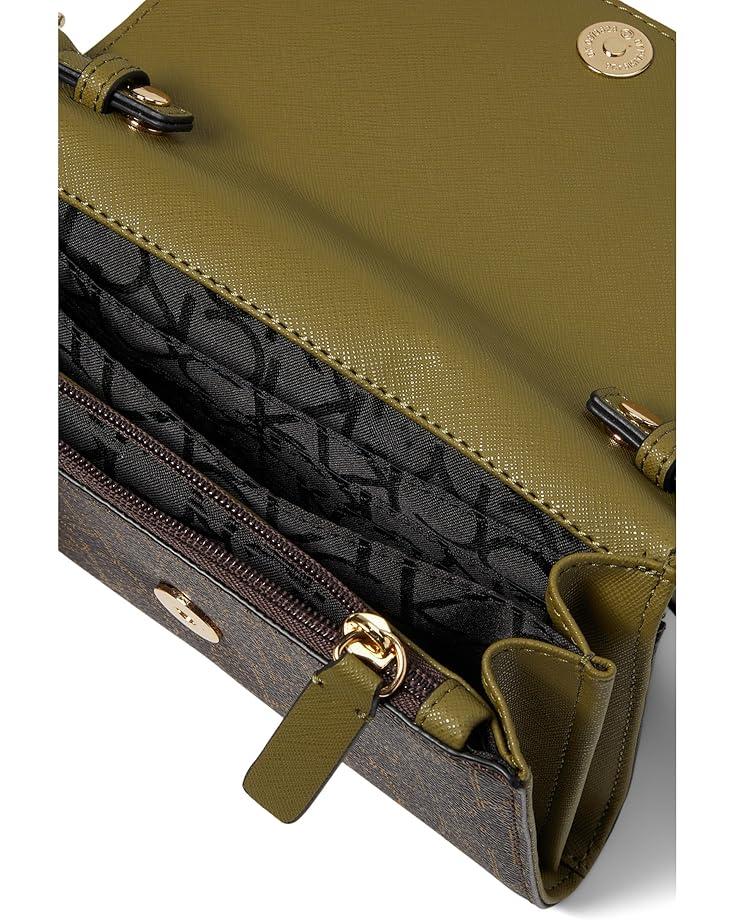 6pm Calvin Klein Key Item Signature Organizational Flap Crossbody
