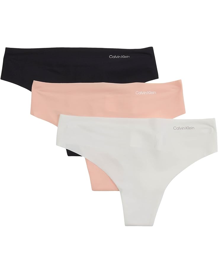 6pm Calvin Klein Underwear Invisibles 3-Pack Thong Women's