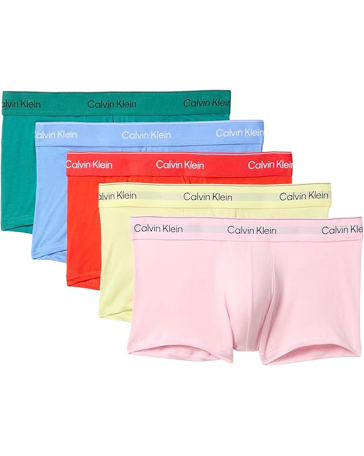 6pm Calvin Klein Underwear Pride Cotton Stretch 5-Pack Low Rise Trunk Men's