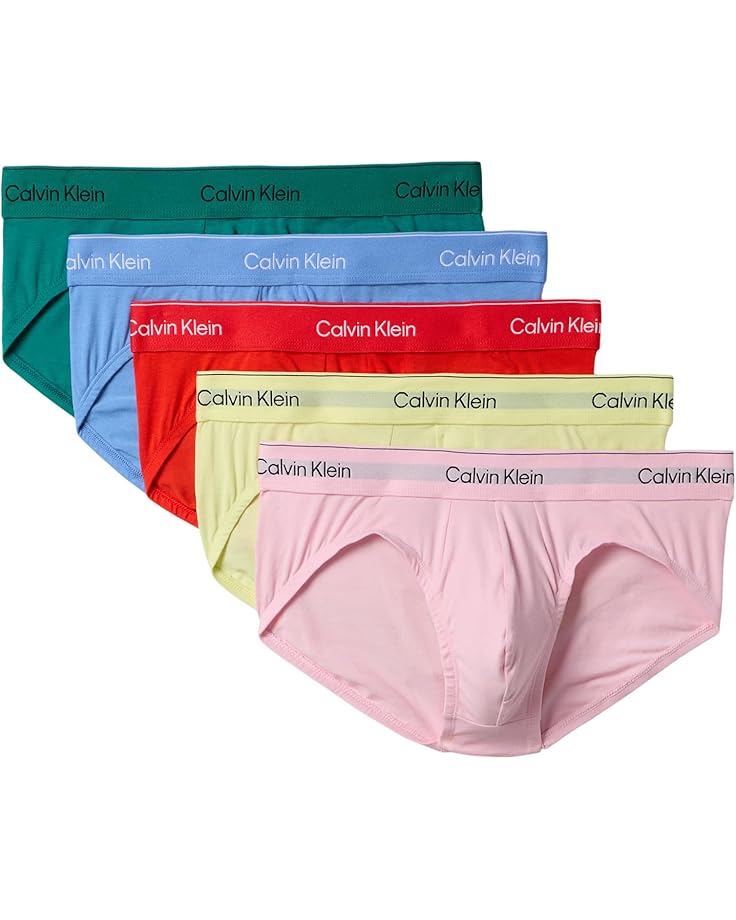 6pm Calvin Klein Underwear Pride Cotton Stretch 5-pack Hip Brief Men's
