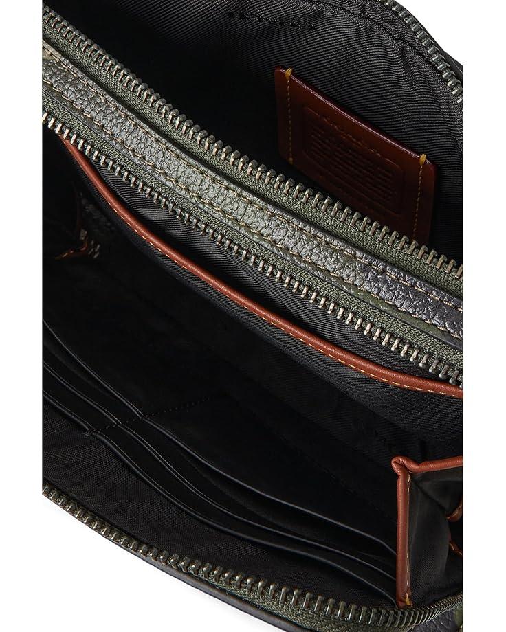 6pm COACH Charter Crossbody 19 With Camo Print And Coach Graphic