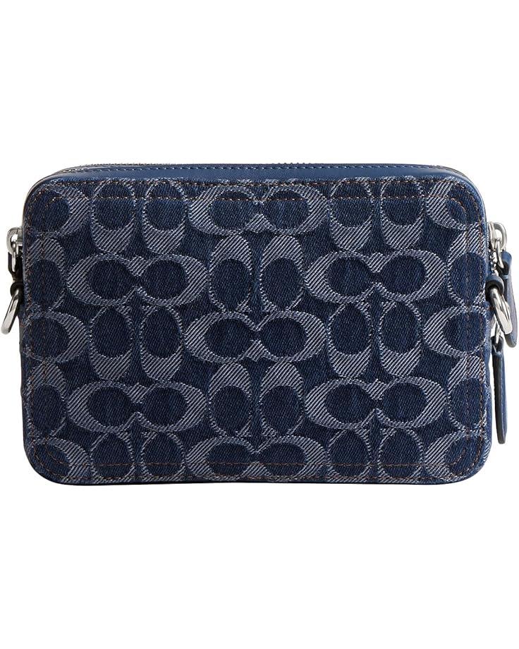 6pm COACH Charter Crossbody Bag 19 In Signature Denim