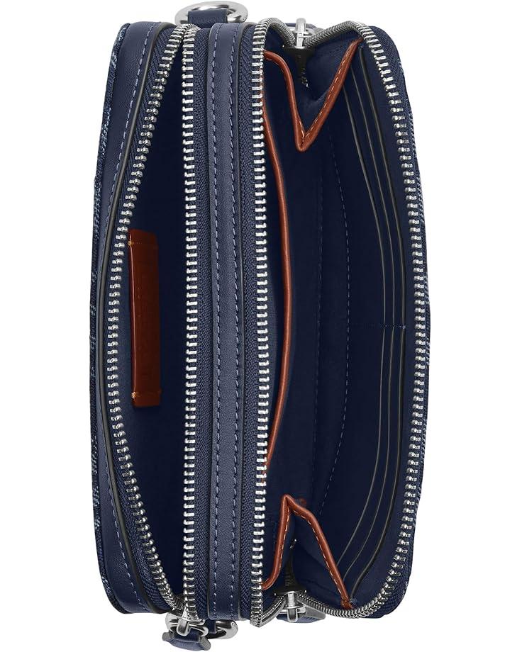 6pm COACH Charter Crossbody Bag 19 In Signature Denim