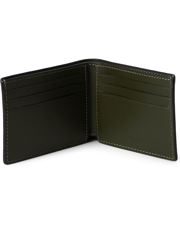 6pm COACH Slim Billfold Wallet In Signature Camo Print
