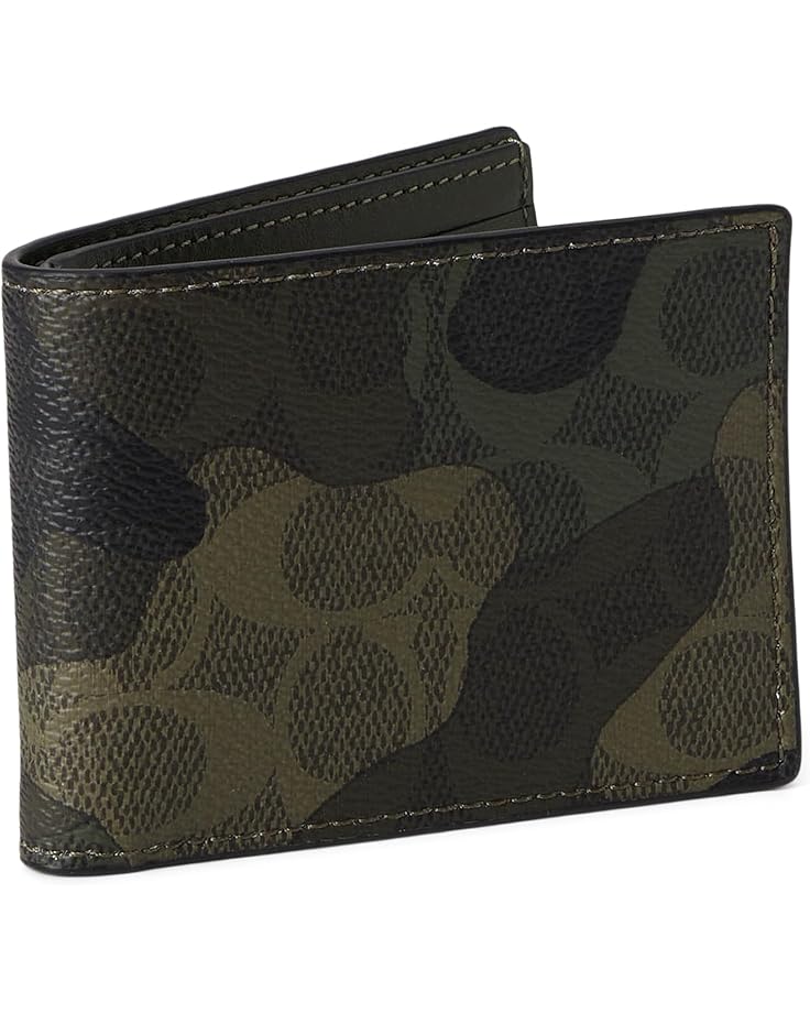 6pm COACH Slim Billfold Wallet In Signature Camo Print