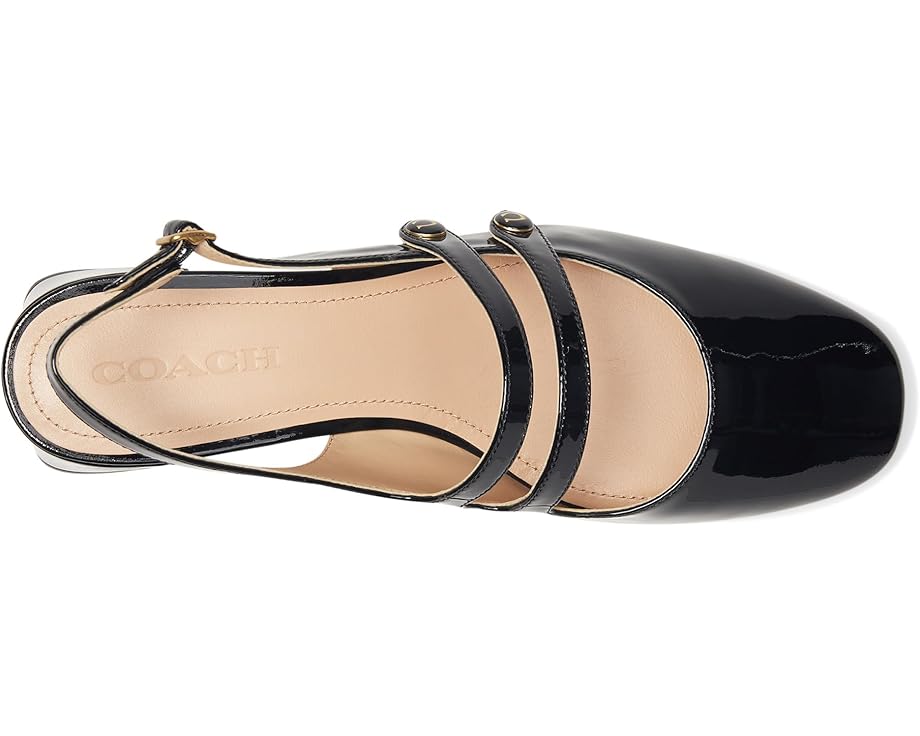 6pm COACH Winley Patent Leather Slingback Mary Jane Women's