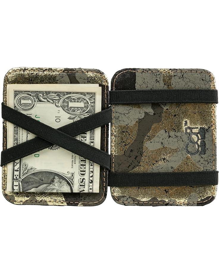 CoFi Printed Leather Magic Wallet With Card Holder
