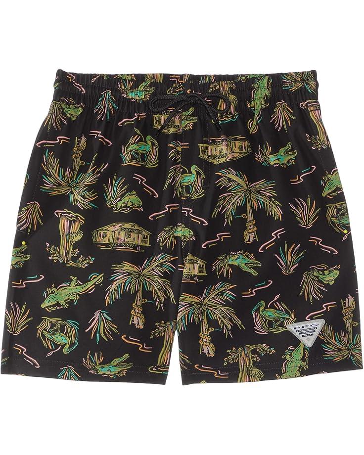 6pm Columbia Kids PFG Rambler Printed Water Shorts (Little Kid/Big Kid)